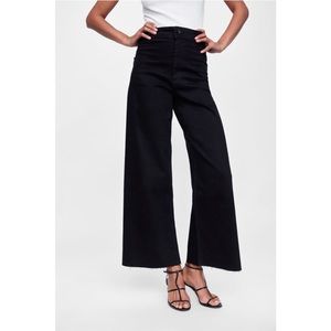 ZARA BLACK JEANS MARINE STRAIGHT Size 2